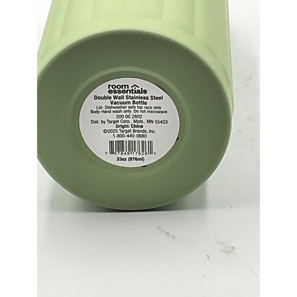 Room Essentials Double Wall Stainless Steel Vacuum Bottle - 33oz - Picture 2 of 3